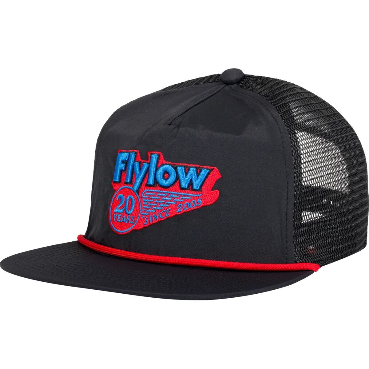 Flylow Chad Meshback Hat Black/Magma, One Size