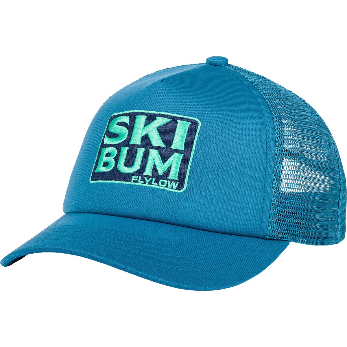 Image of Flylow Ski Bum Trucker Hat Ocean, One Size