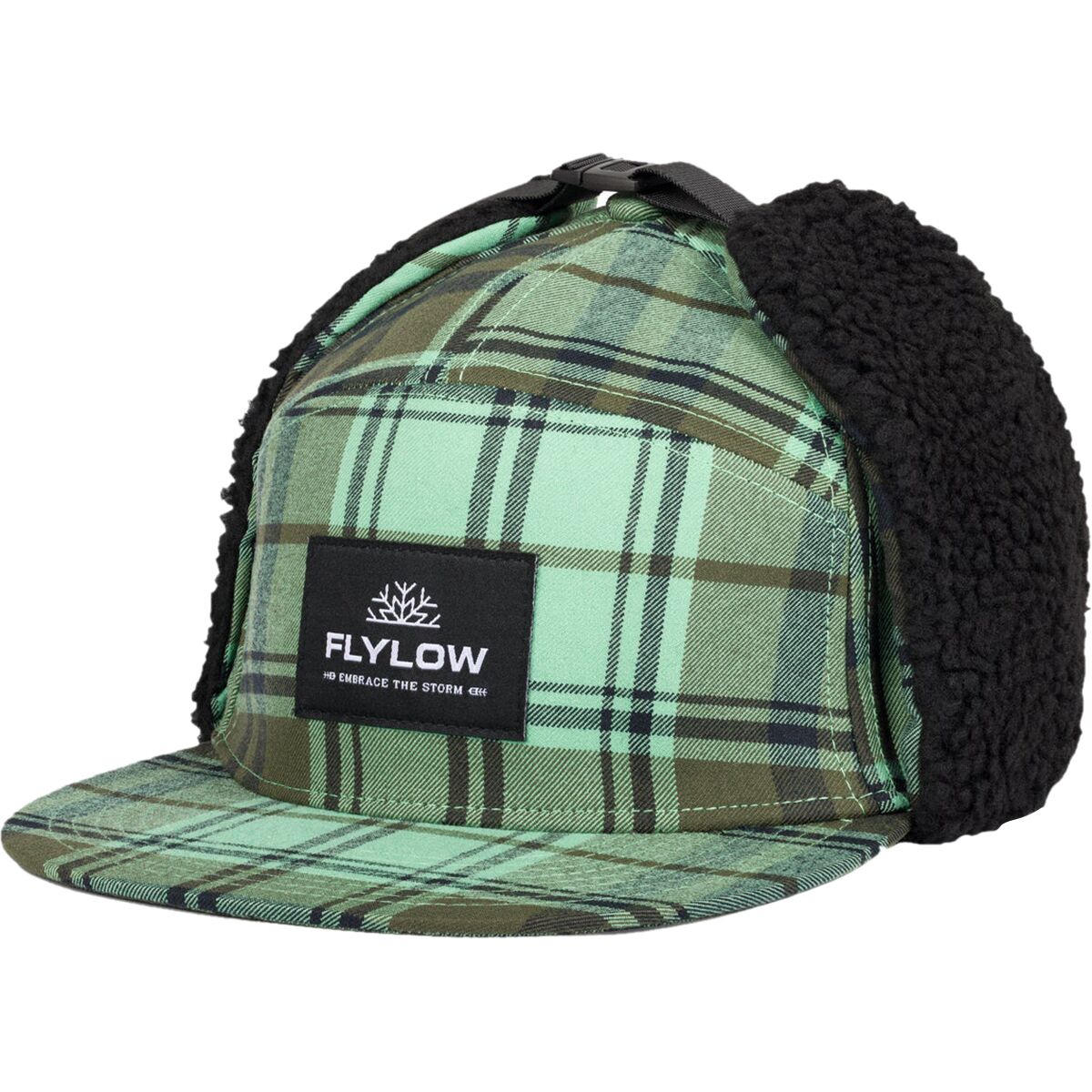 Image of Flylow Walleye Cap Gecko/Evergreen Plaid, L/XL