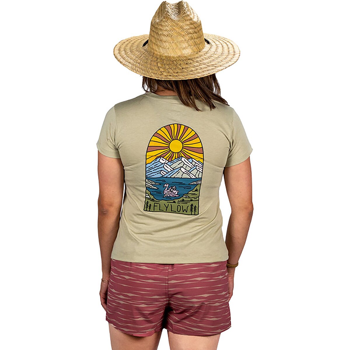 Image of Flylow MTN Lake T-Shirt - Women's Mist, L