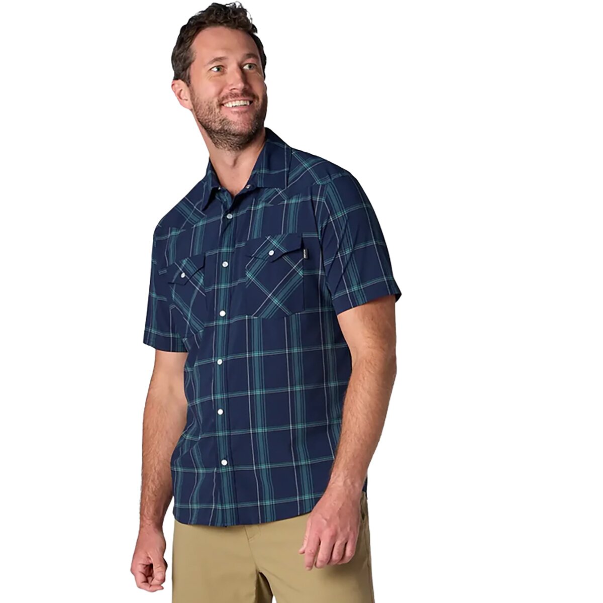 Image of Flylow Cody Shirt - Men's Night/Sea Plaid, L