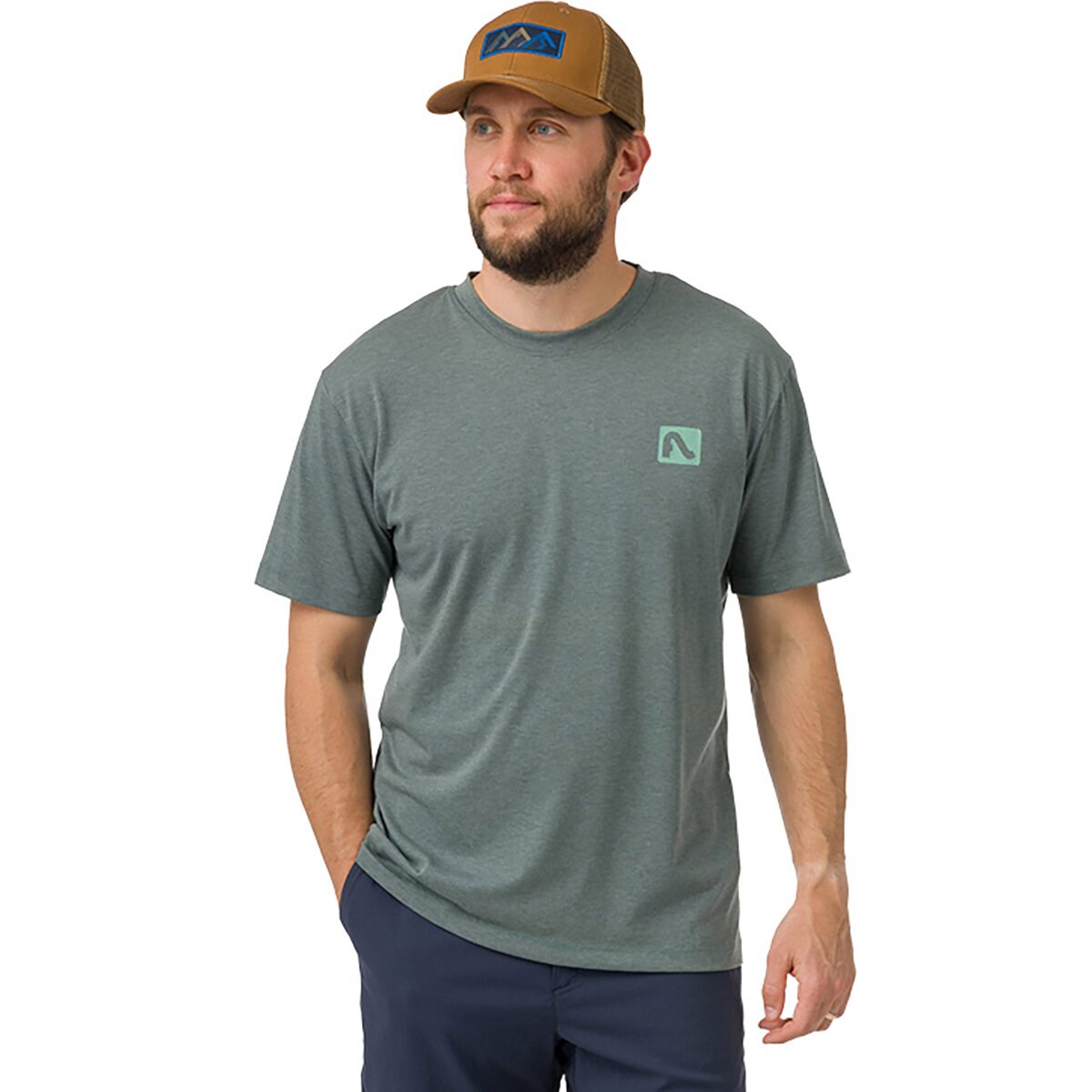 Image of Flylow Concert T-Shirt - Men's Eucalyptus, XL