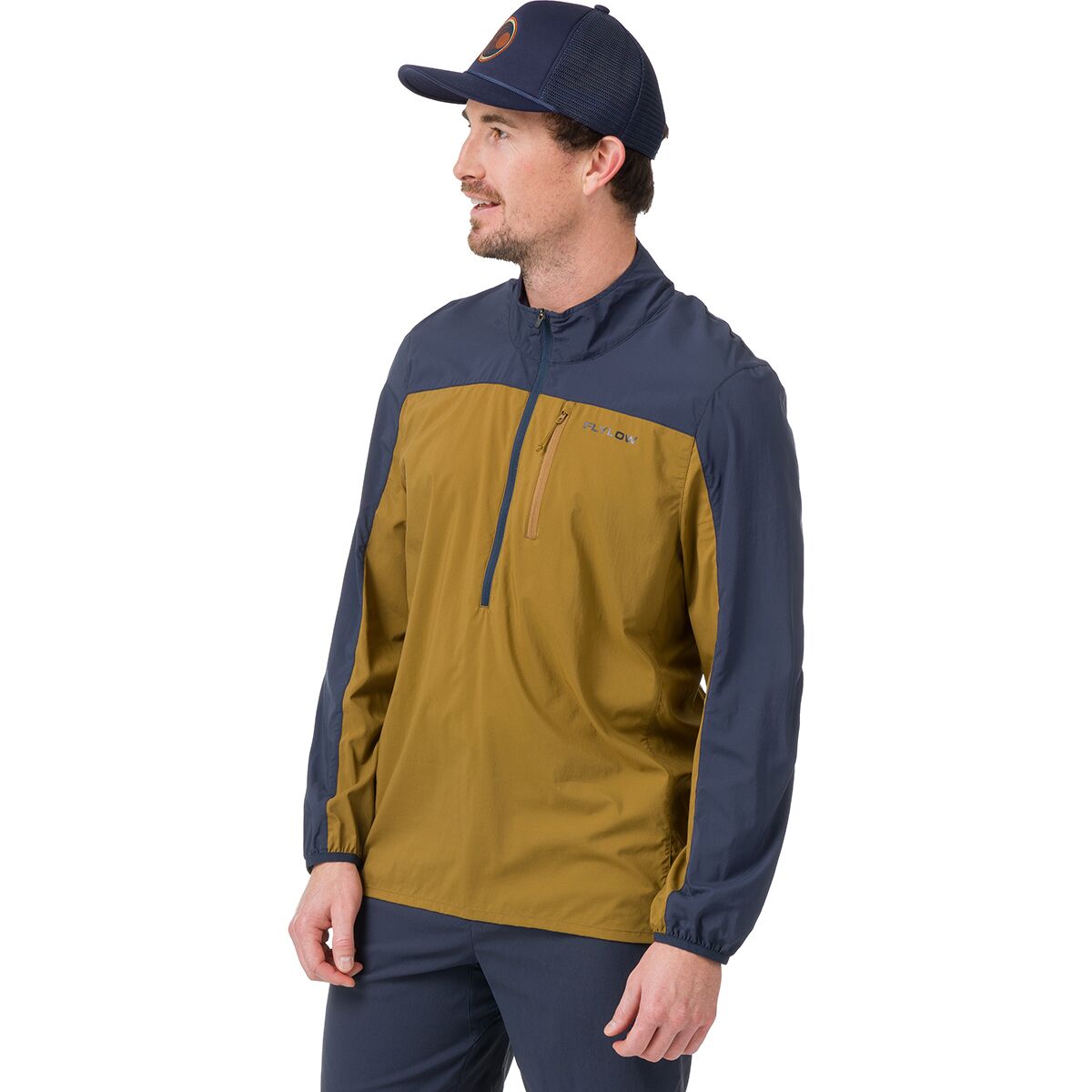 Image of Flylow Davis Anorak - Men's Night/Rye, S