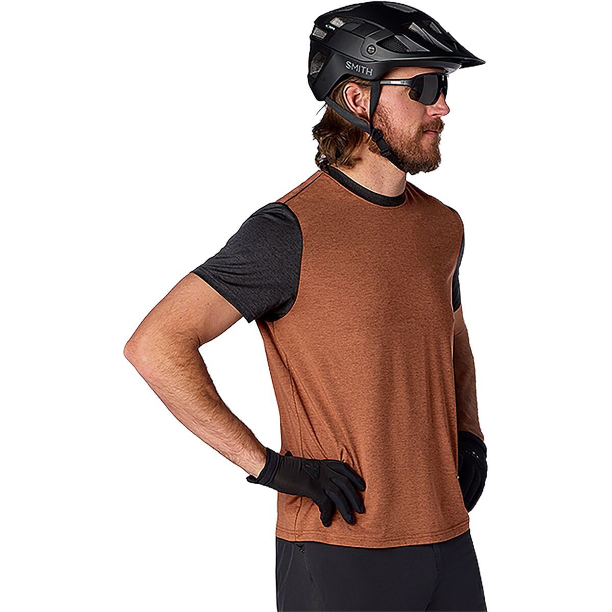 Image of Flylow Nash Shirt - Men's Bark/Black, L