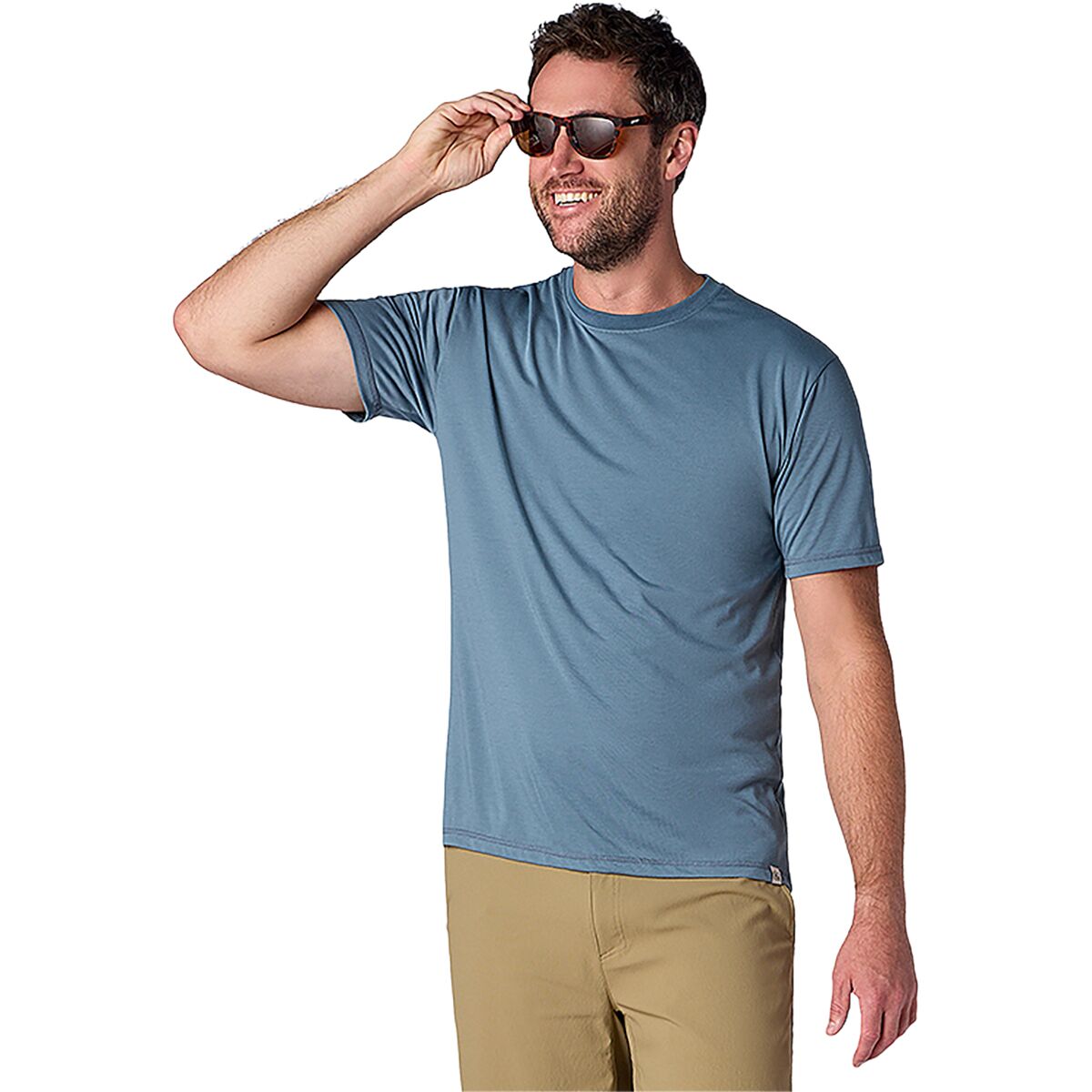 Image of Flylow Robb T-Shirt - Men's Ocean, M