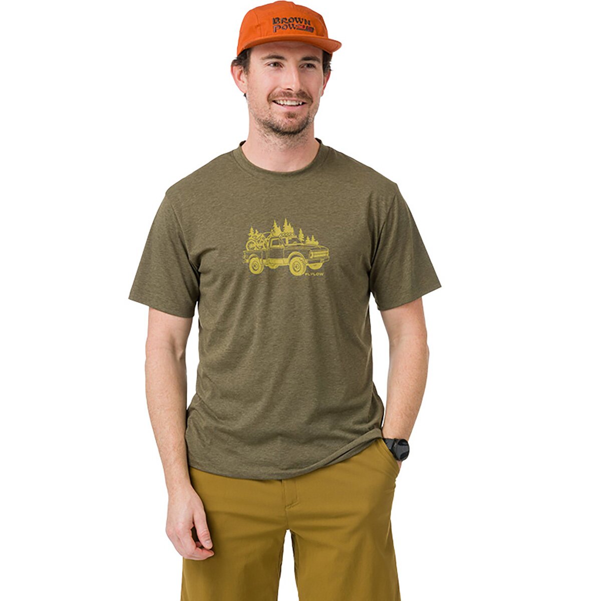 Image of Flylow Truck T-Shirt - Men's Jasper, S