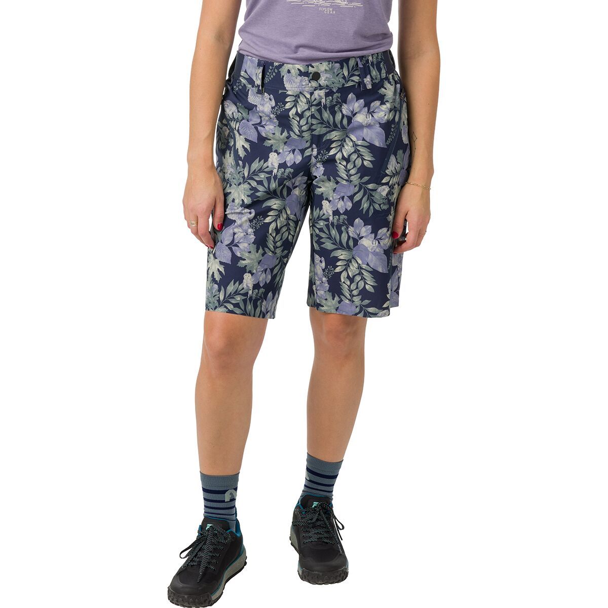 Image of Flylow Tia 11in Short - Women's Night/Moonstone Forest, 4