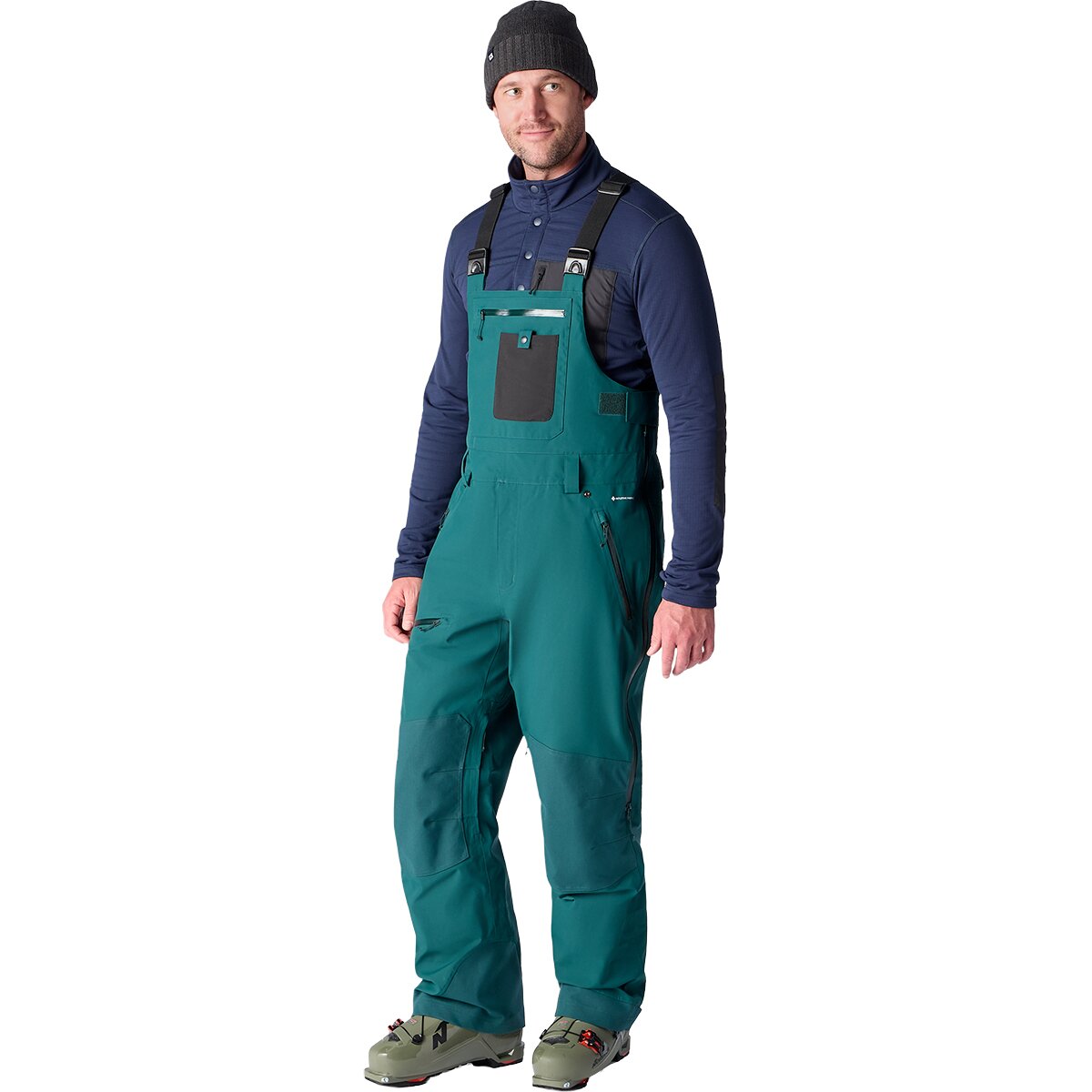 Image of Flylow Baker Bib Pant - Men's Ponderosa Pine, M/Reg