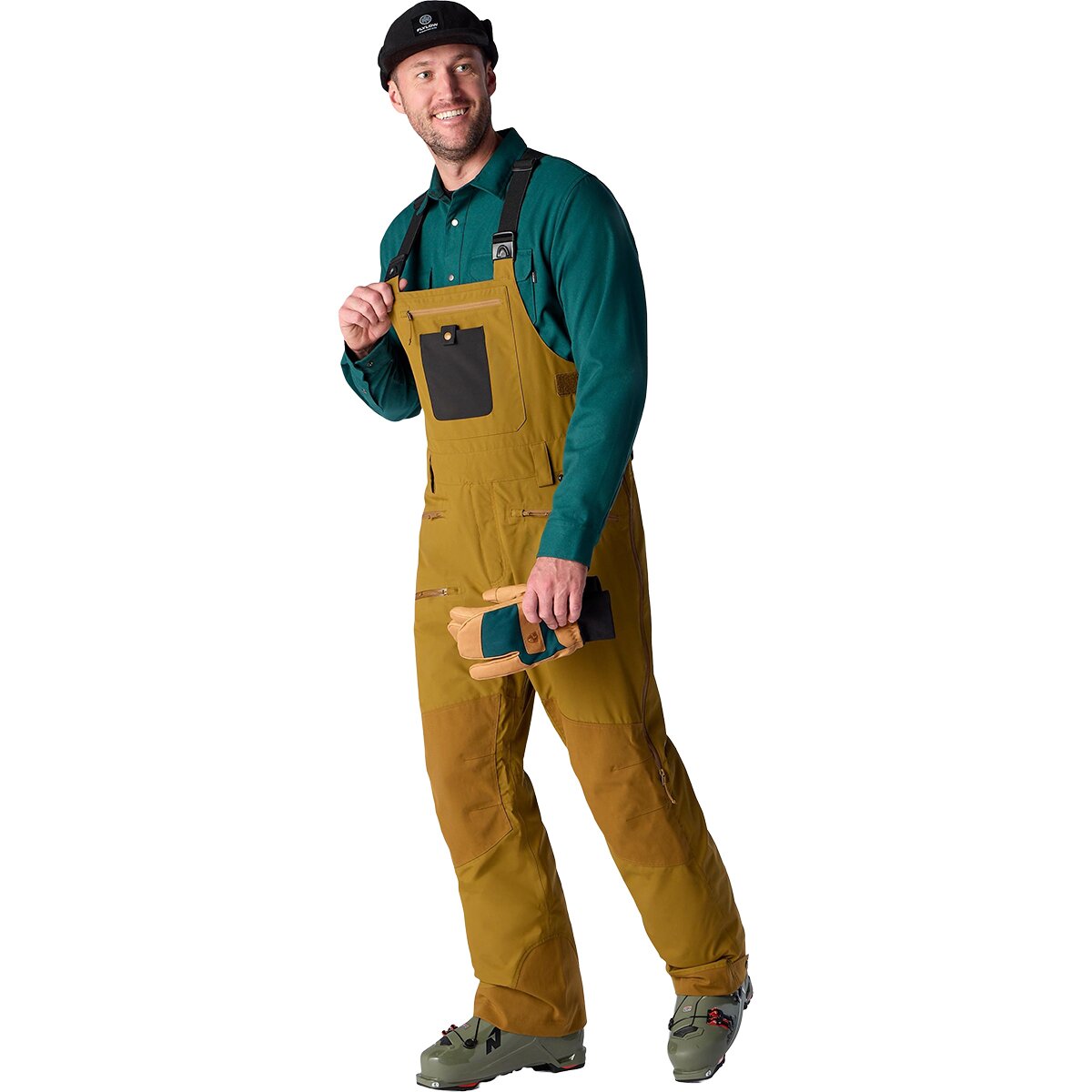 Image of Flylow Baker Insulated Bib Pant - Men's Rye, XL