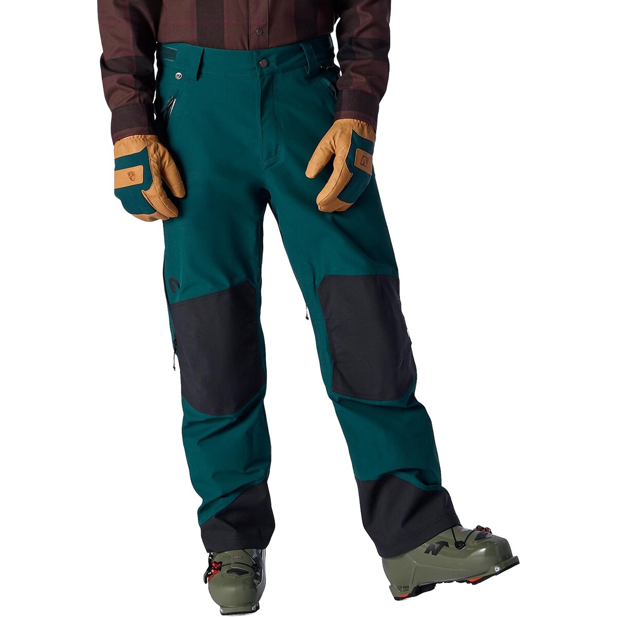 Image of Flylow Chemical Pant - Men's Ponderosa Pine/Black, XXL/Reg