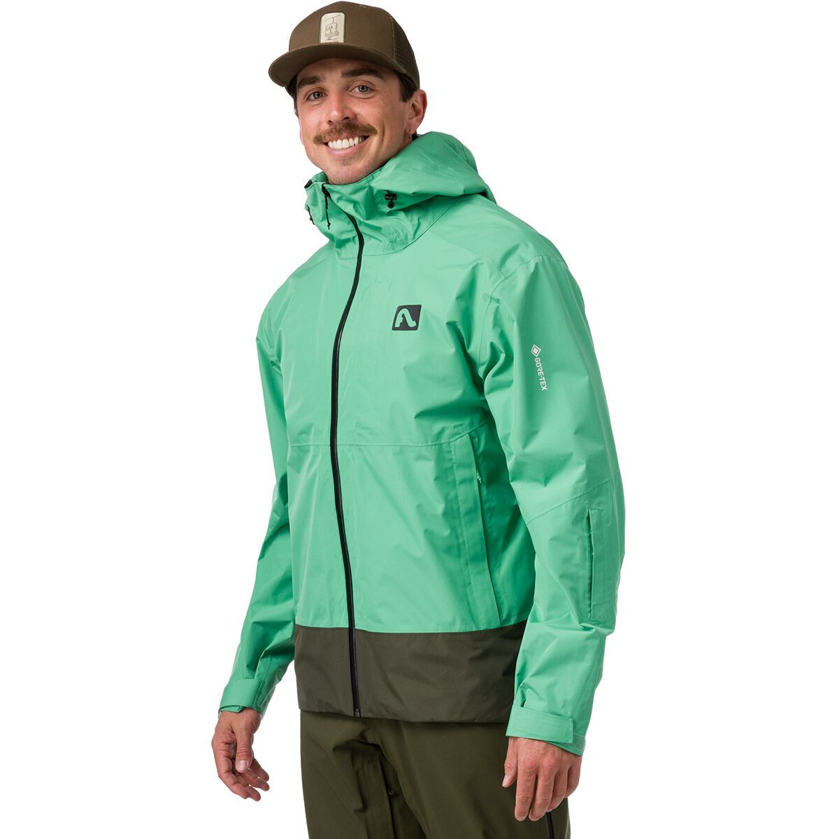 Image of Flylow Dante GORE-TEX 2L Jacket - Men's Gecko/Evergreen, M