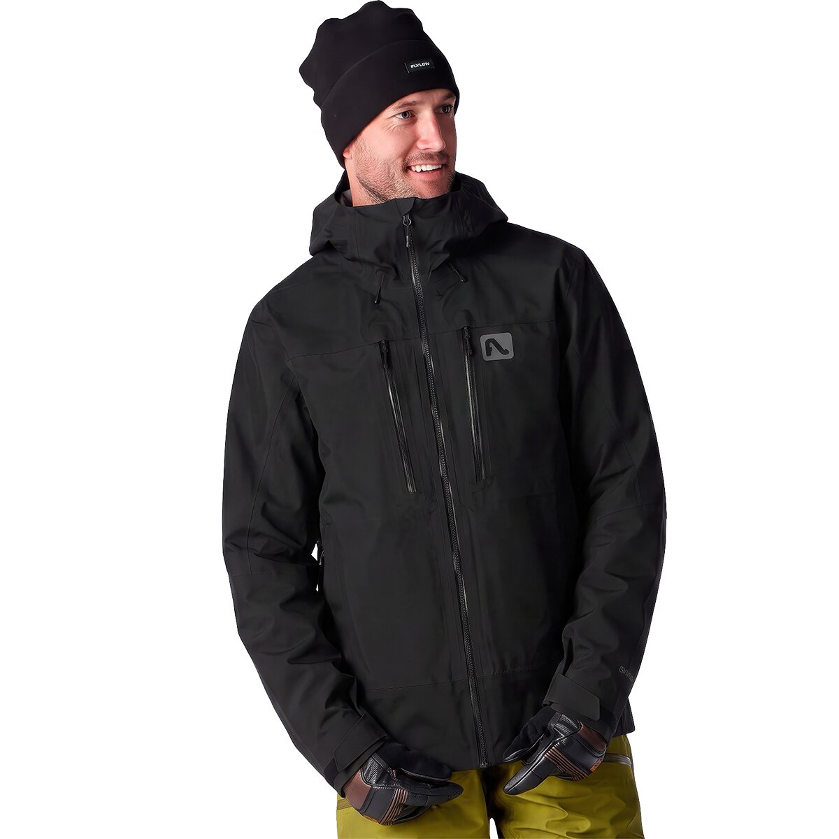 Image of Flylow Lab GORE-TEX 3L Jacket - Men's Black, XL