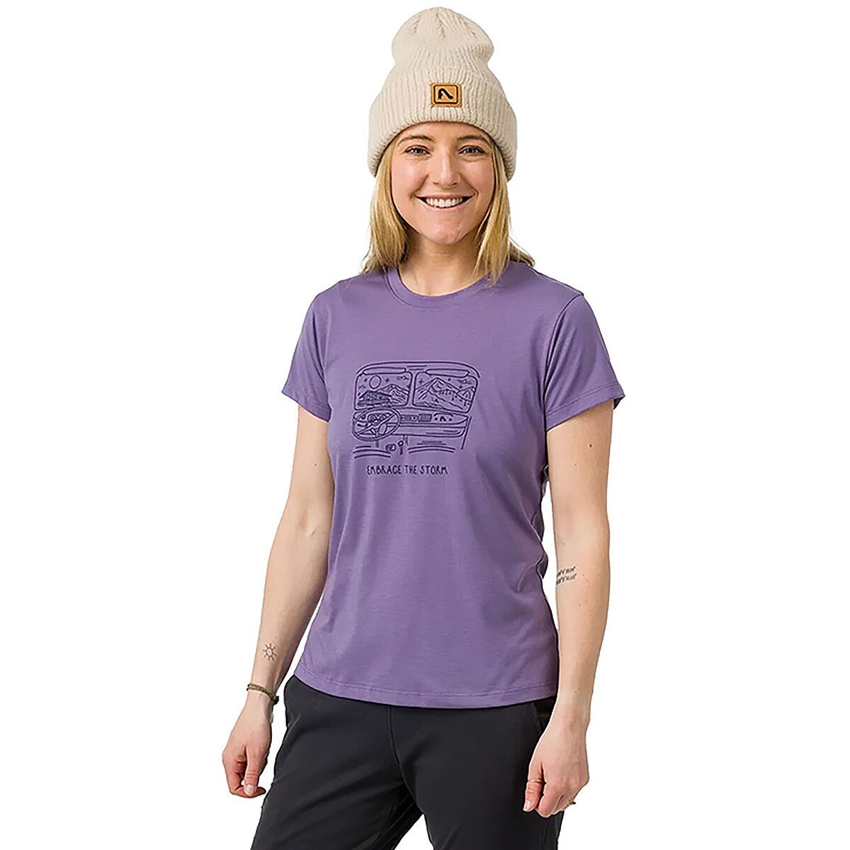 Image of Flylow Dashboard T-Shirt - Women's Aurora, L