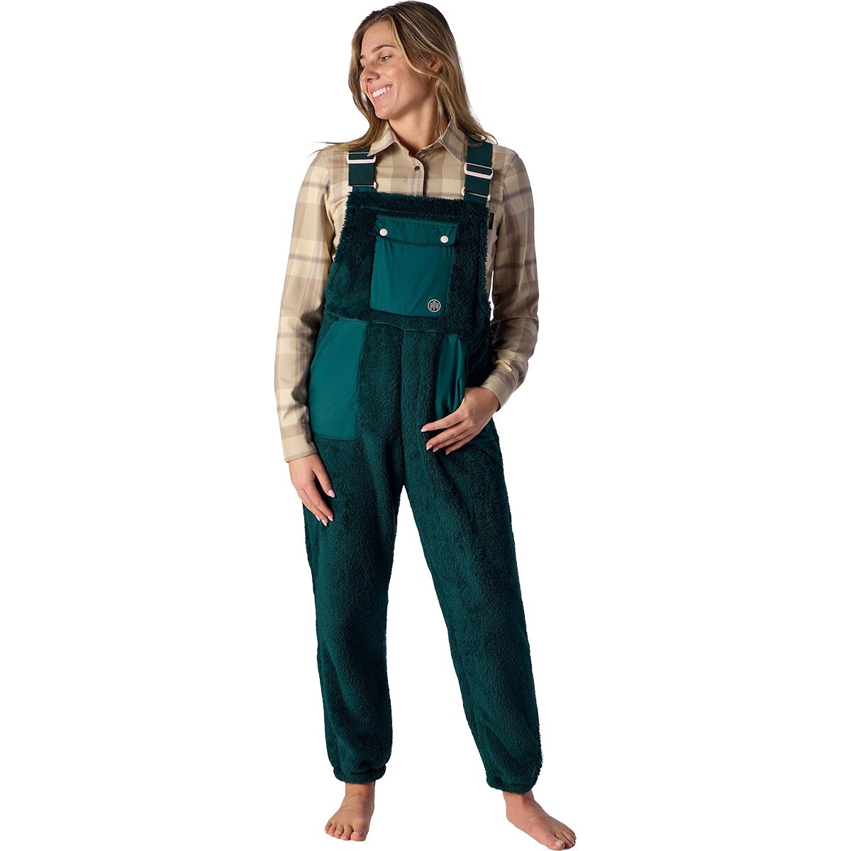 Image of Flylow Figgie Bib - Women's Ponderosa Pine, M