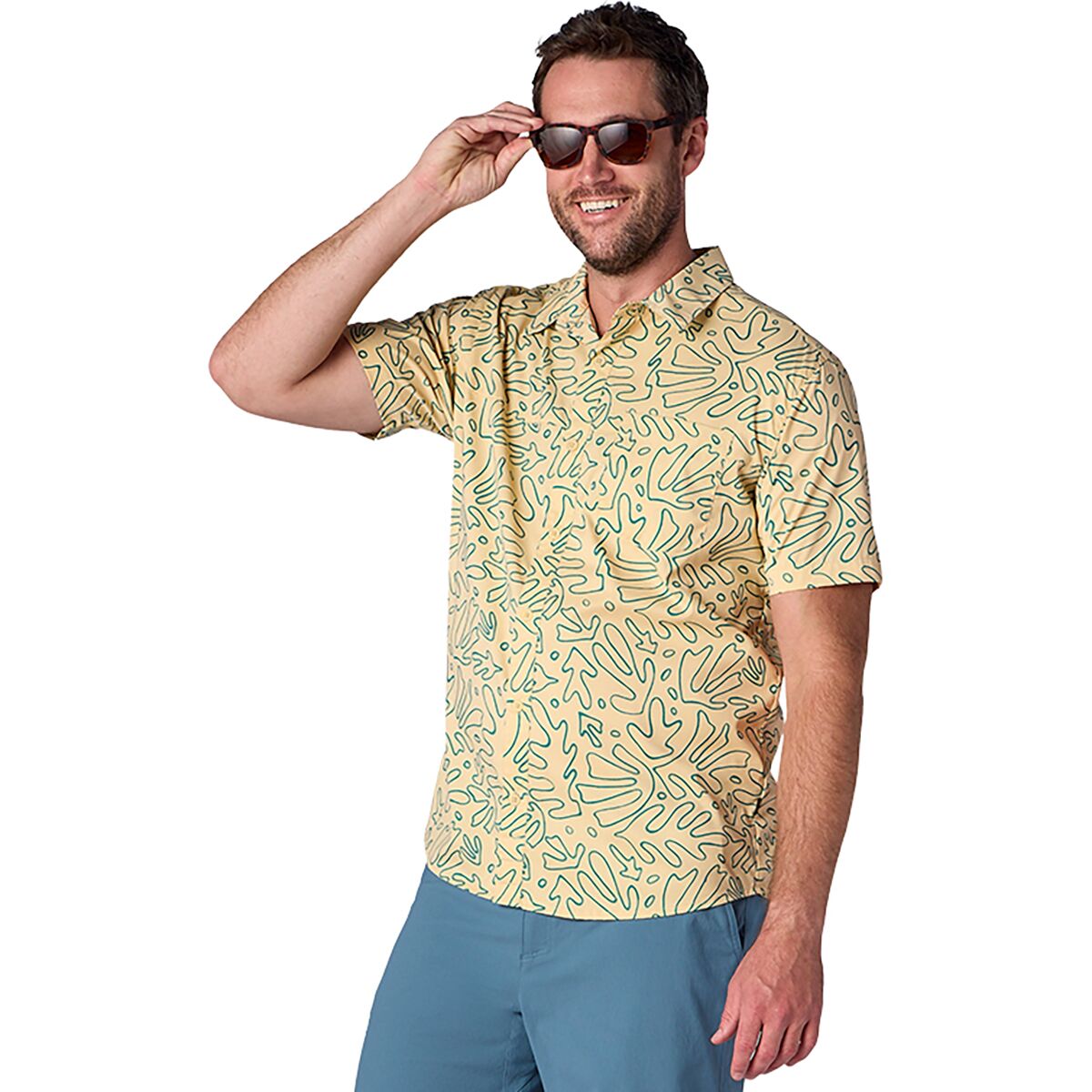 Image of Flylow Wild Child Shirt - Men's Dune Coral, M