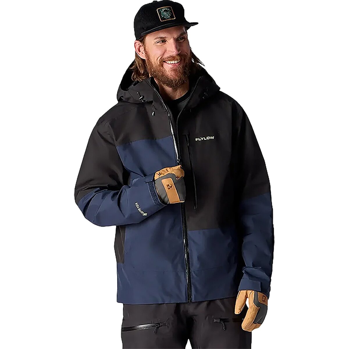 Image of Flylow Lone Pine GORE-TEX 2L Jacket - Men's Black/Abyss, M