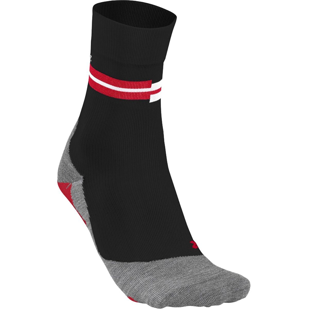 Image of Falke RU5 Race Sock - Women's Black/Flames, 37-38