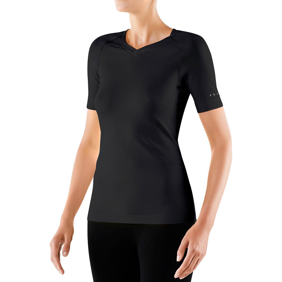 Falke Cool Short-Sleeve Top - Women's Black, XS