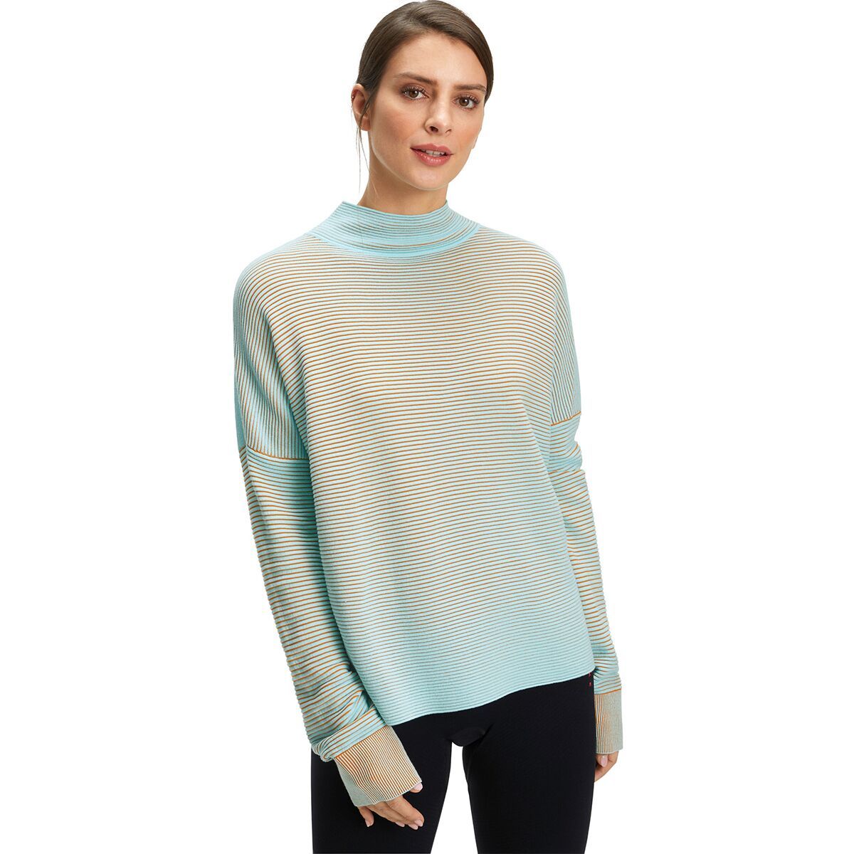 Falke Running Pullover - Women's Turquoise, M
