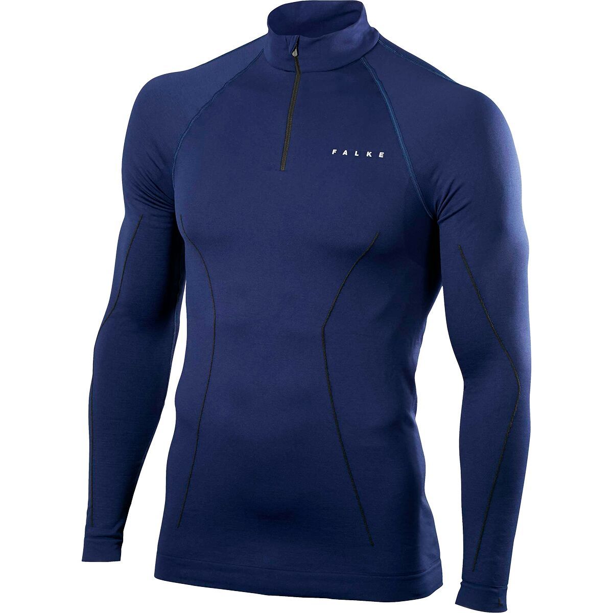 Falke SK CF SH LG Zip Top - Men's Dark Night, M