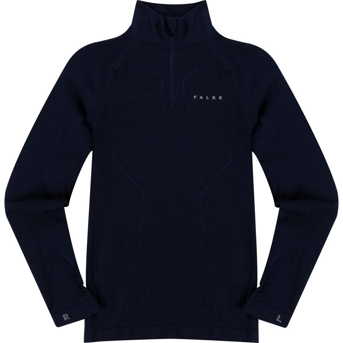 Falke SK WT Long-Sleeve Zip Shirt - Men's Dark Night, XL