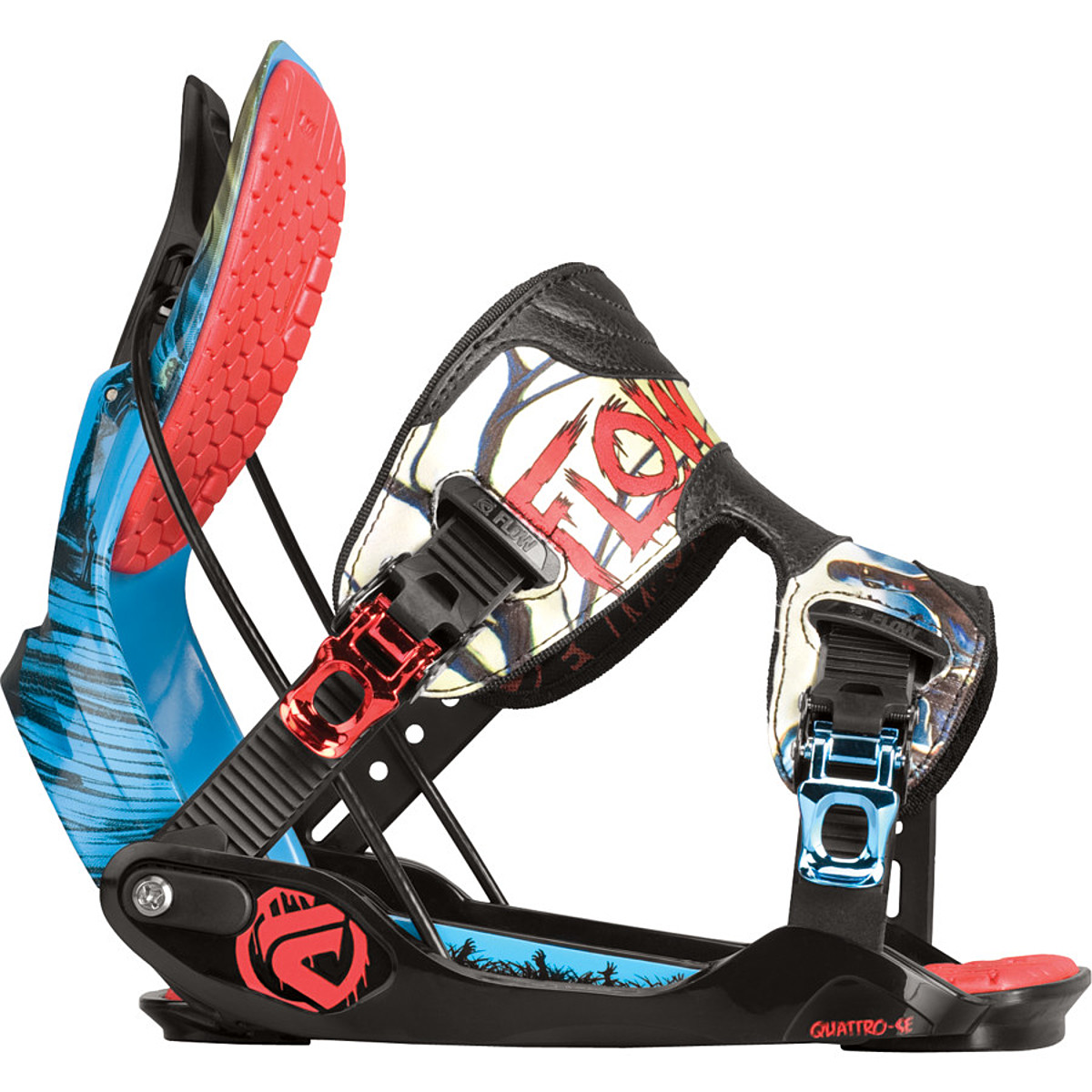 Flow Quattro-SE Snowboard Binding - Snowboard