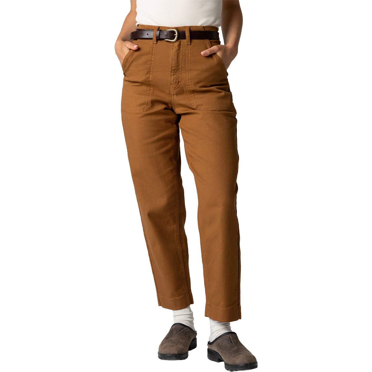 Image of Finisterre Yarrel Trouser - Women's Vintage Brown, 32/Reg