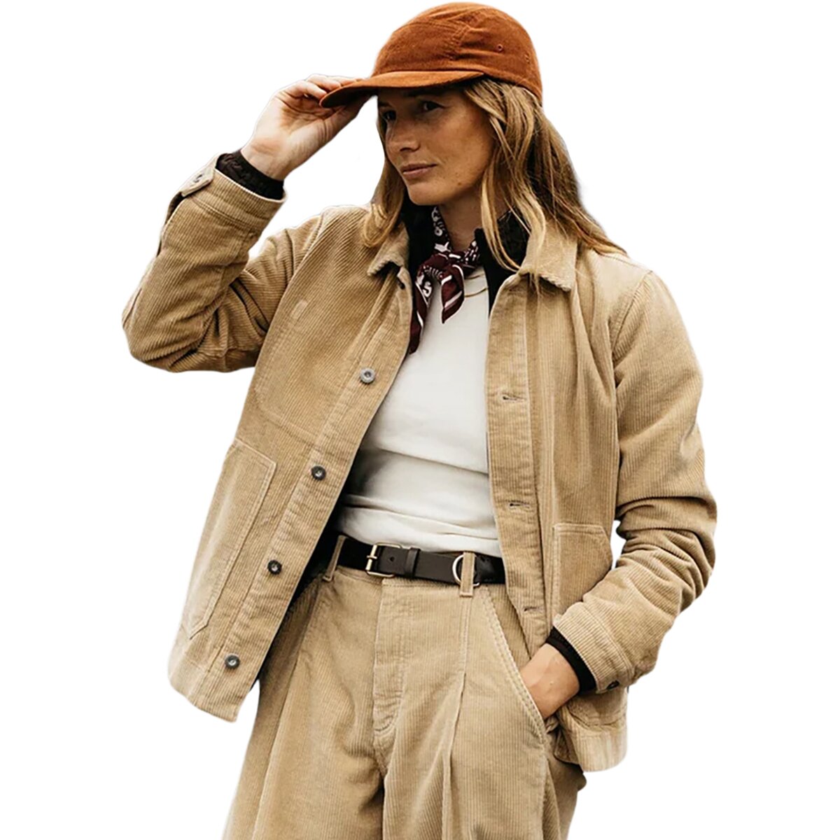 Image of Finisterre Yarrel Cord Jacket - Women's Flint, 10