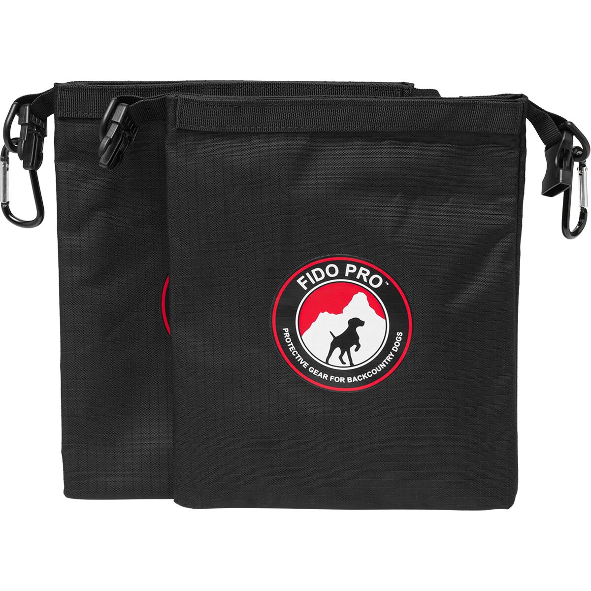 Fido Pro Fido Pro Saddle Dry Bag - 2-Pack Black, One Size