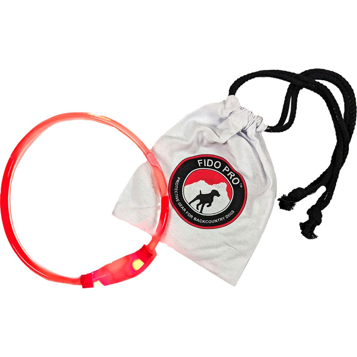Image of Fido Pro LED Collar Red, One Size