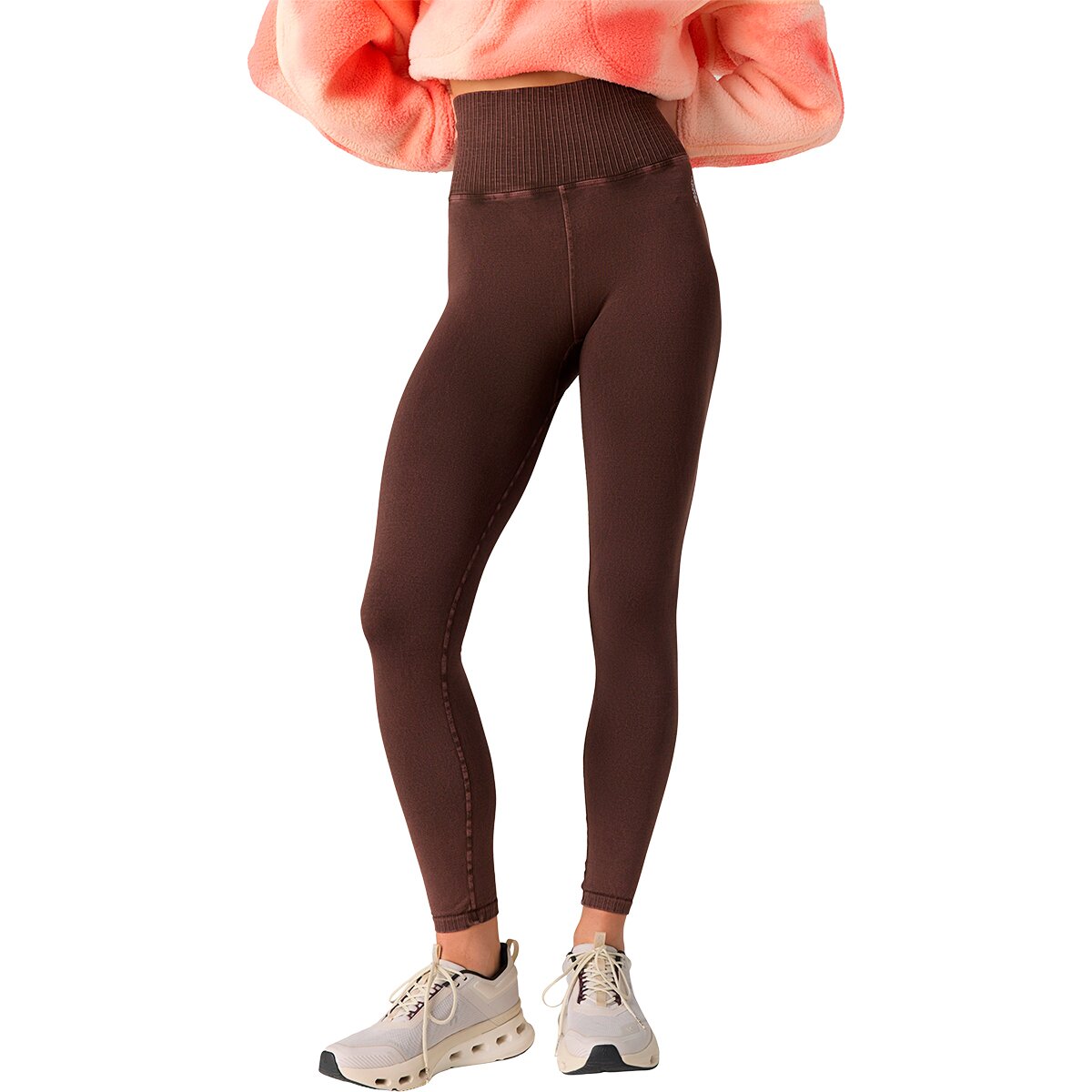 Image of FP Movement Good Karma Legging - Women's Washed Chocolate, XS/S