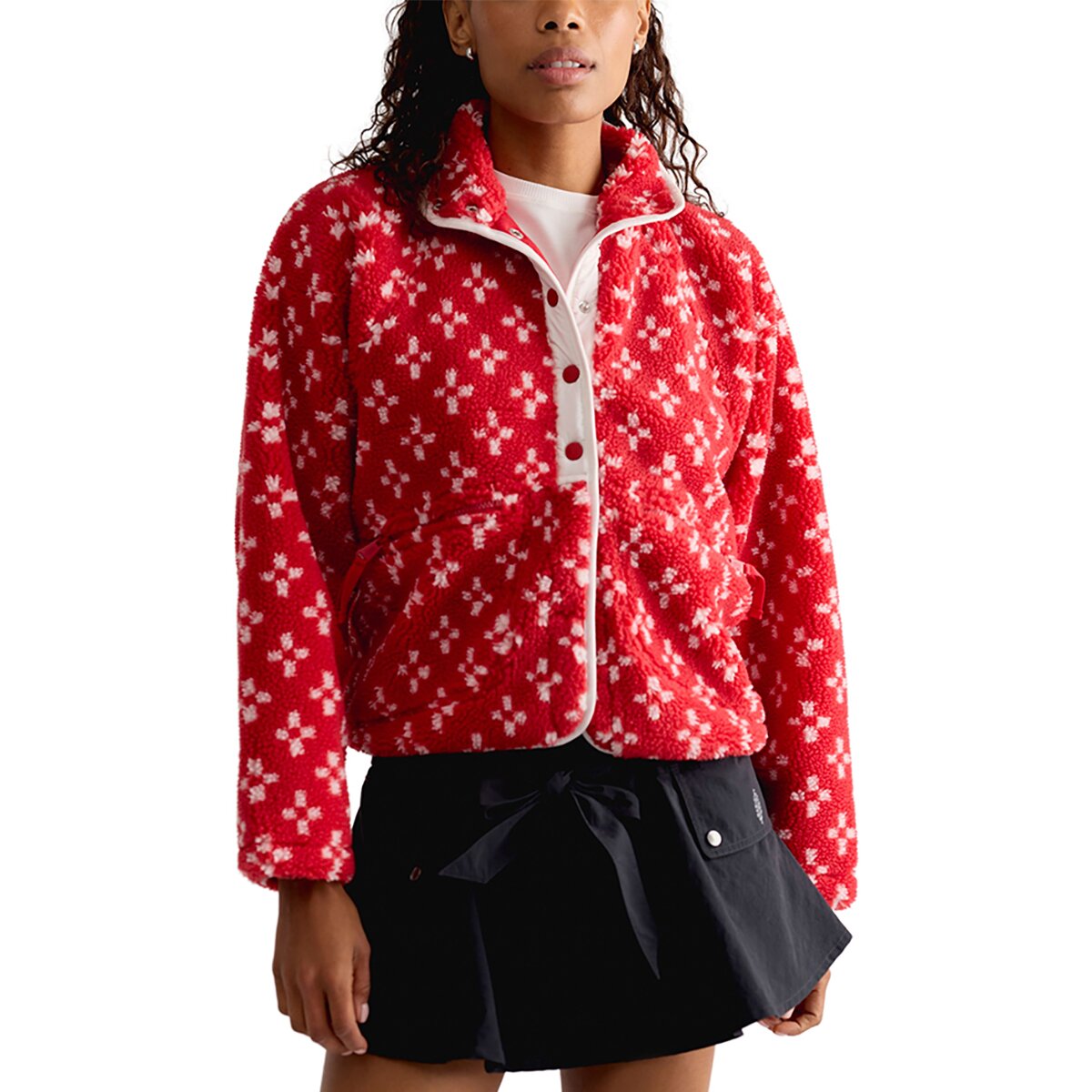 Image of FP Movement Rocky Ridge Jacket - Women's Birdseye Apple Combo, XL