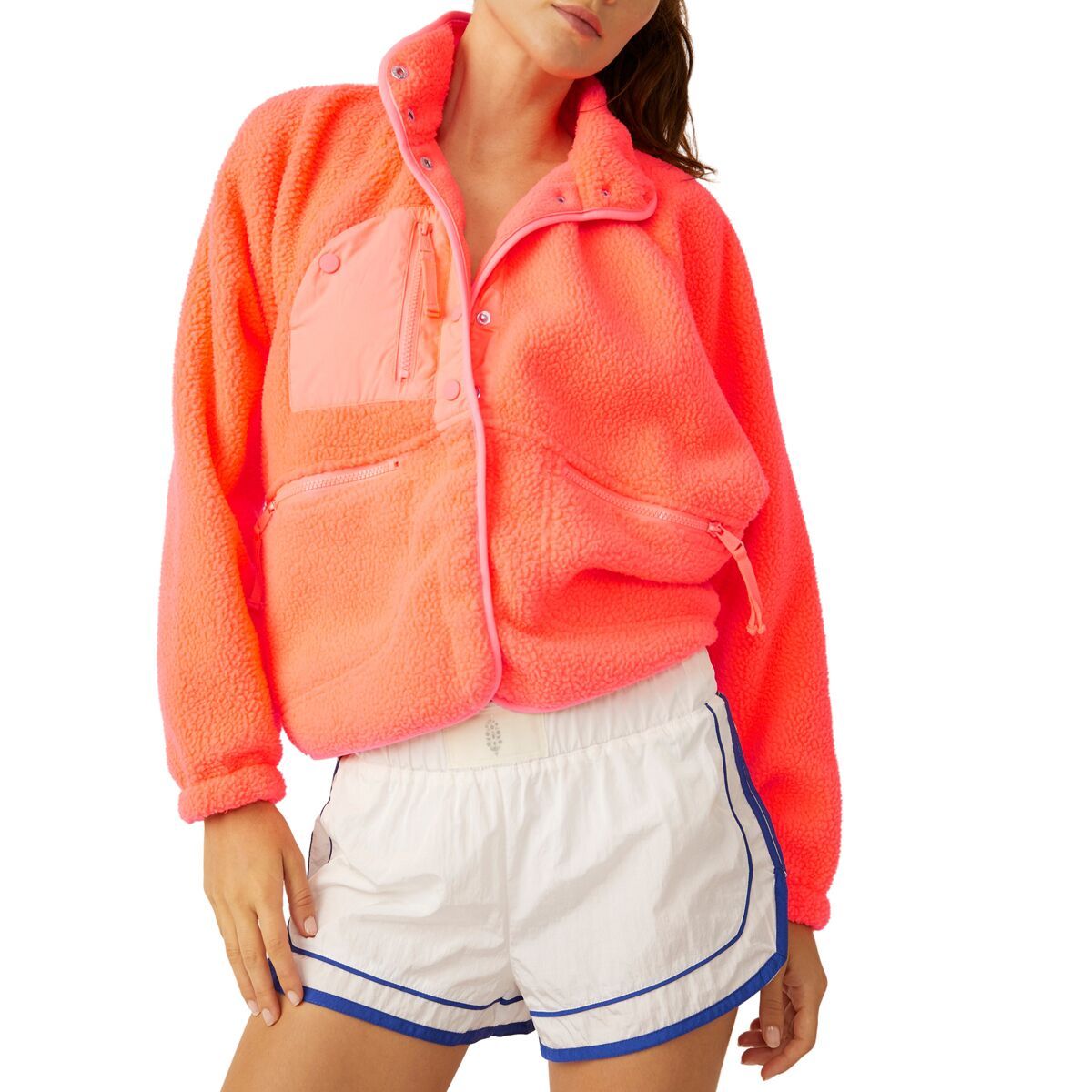 Image of FP Movement Hit The Slopes Jacket - Women's Neon Coral, S