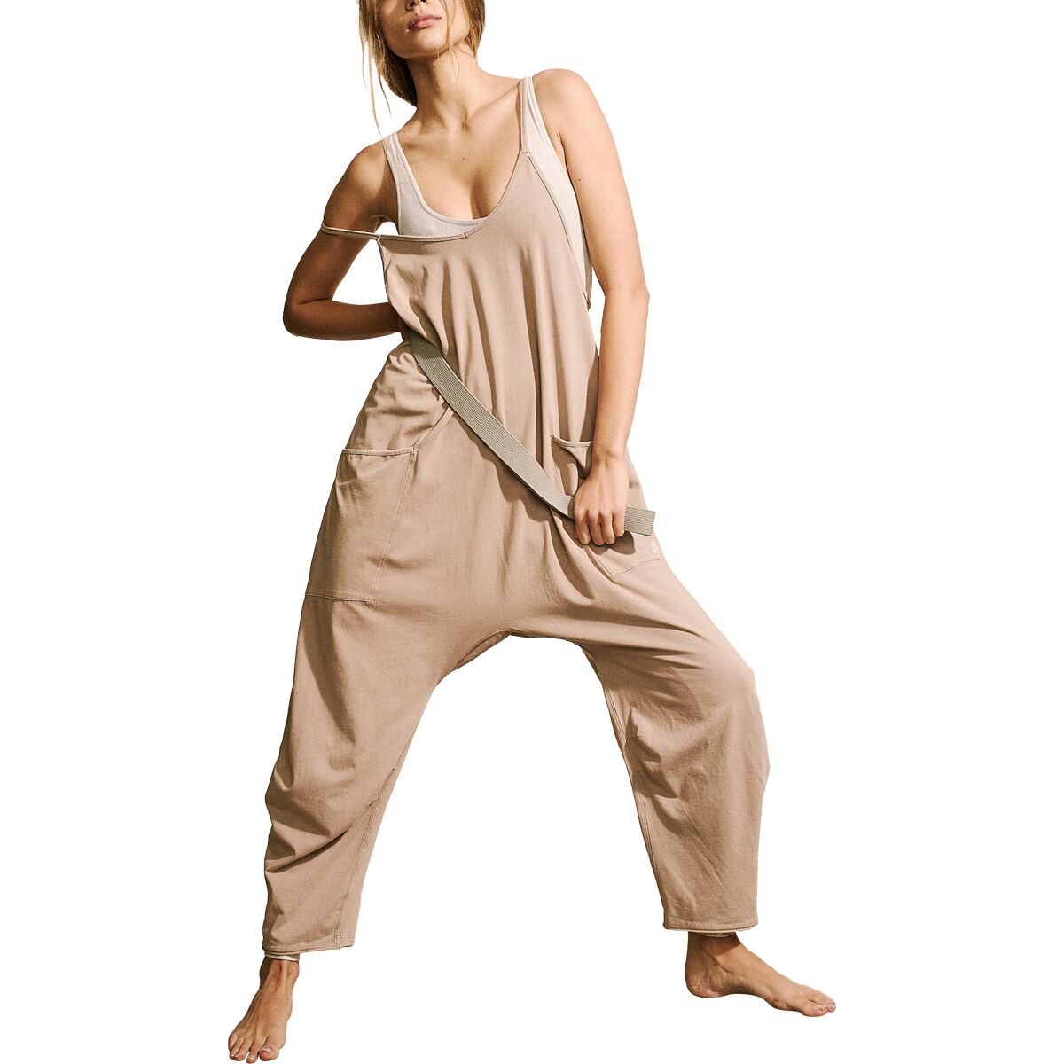 Image of FP Movement Hot Shot Onesie Jumpsuit - Women's Mocha Latte, XL