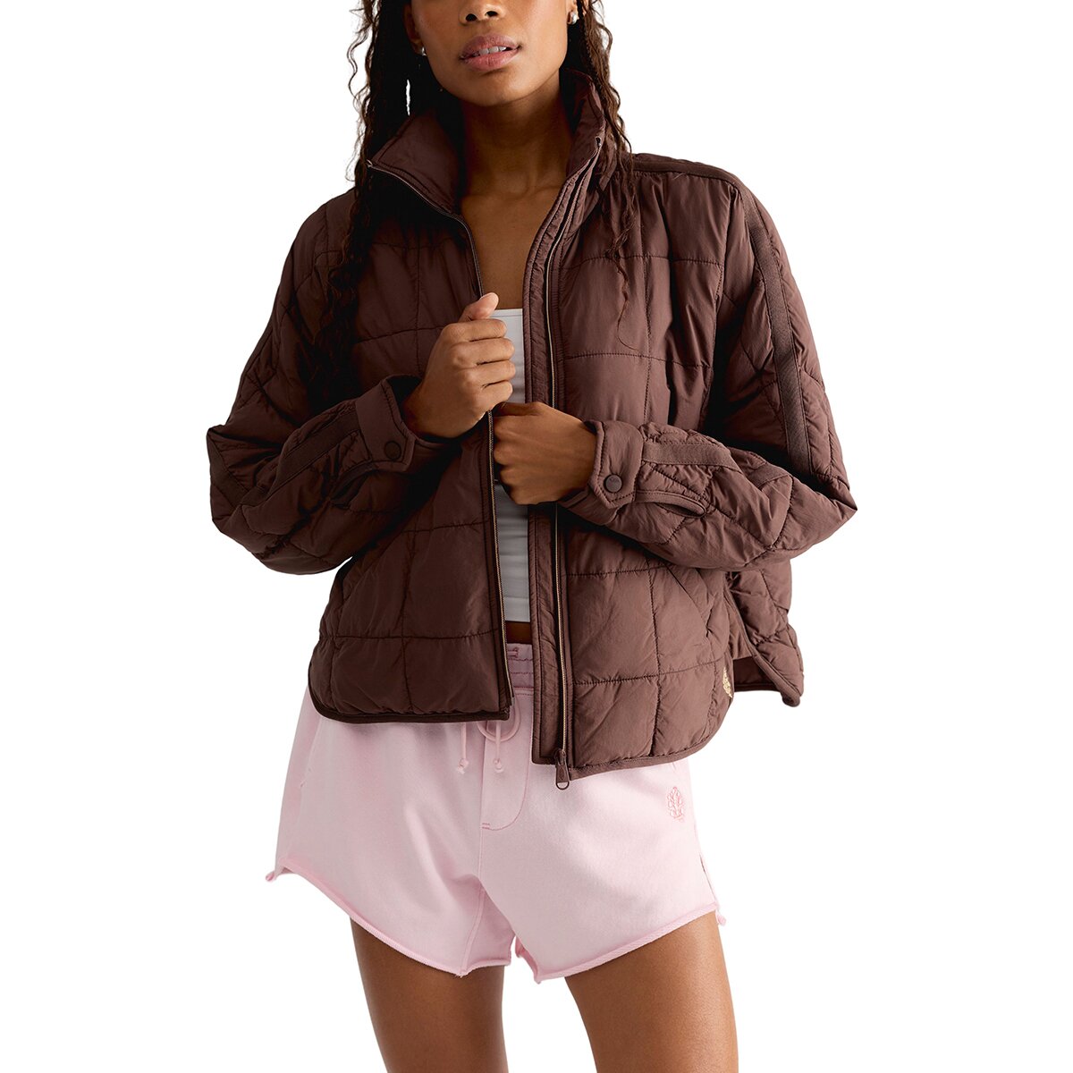Image of FP Movement Pippa Packable Puffer Jacket - Women's Cocoa, L