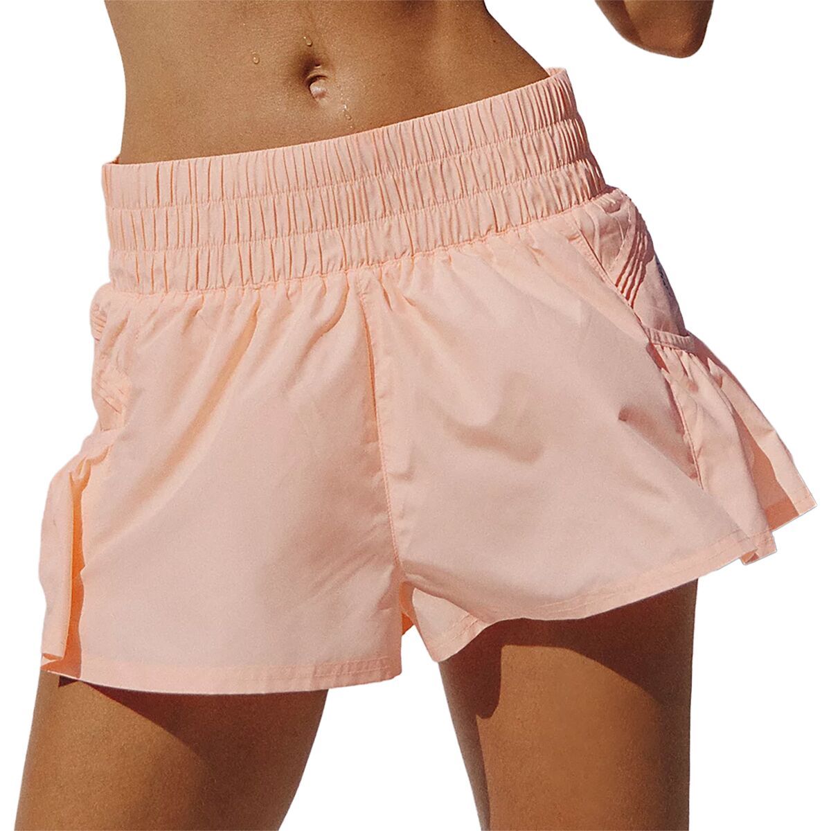 Image of FP Movement Get Your Flirt On Short - Women's Pastel Peach, M