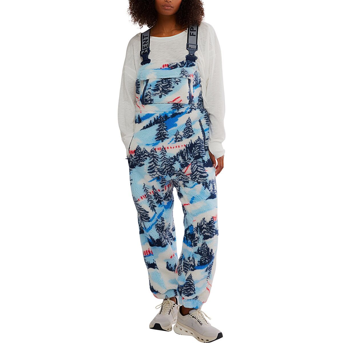 Image of FP Movement Printed Hit The Slopes Salopette - Women's Apline Combo, L