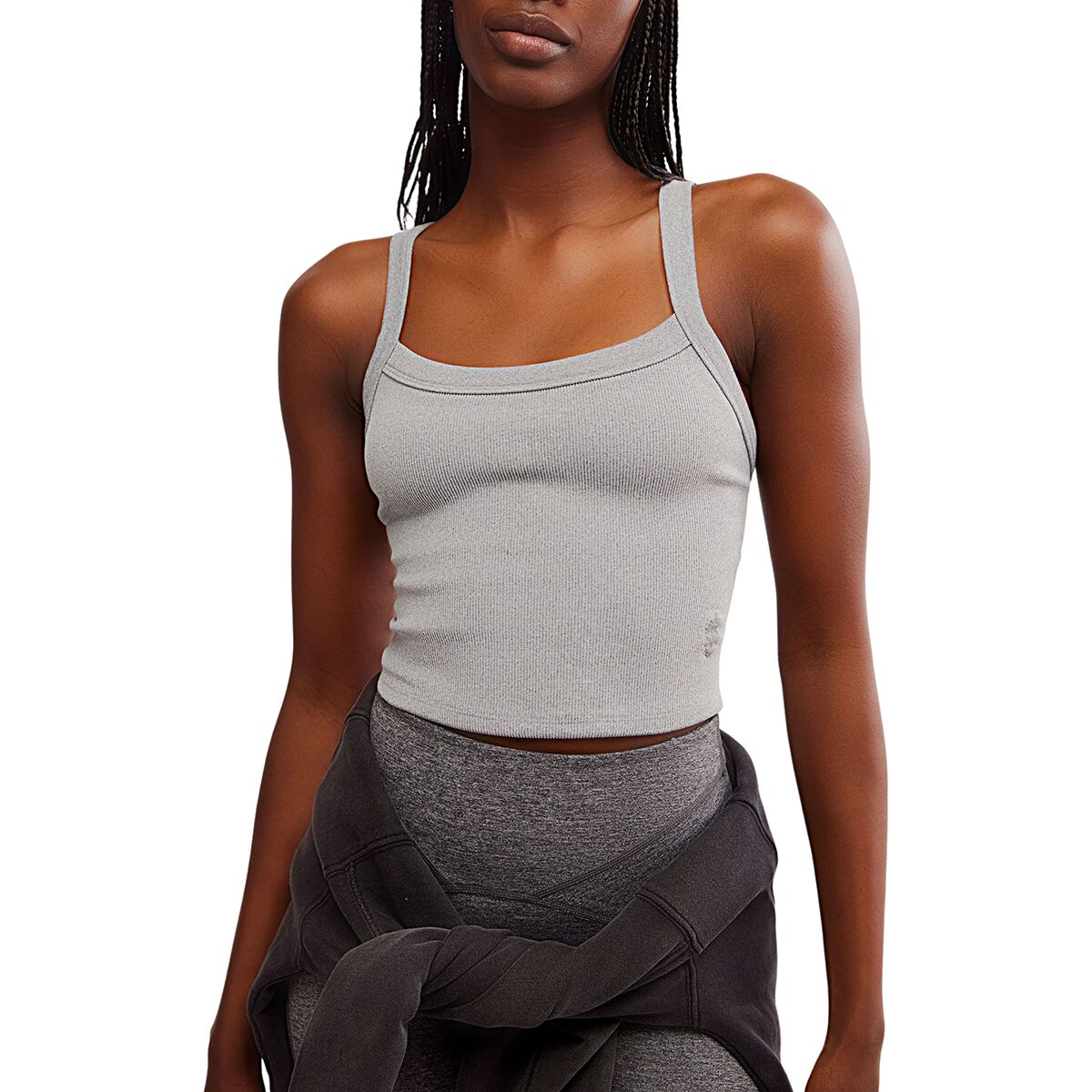 Image of FP Movement All Clear Solid Cami - Women's Heather Grey, M/L