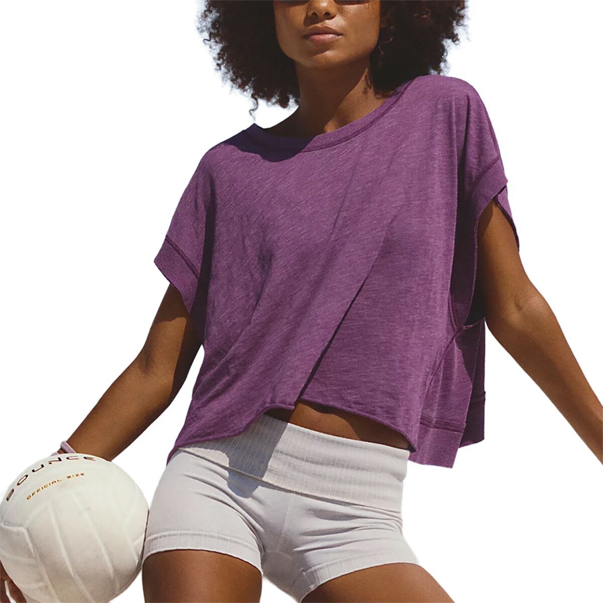 Image of FP Movement My Time T-Shirt - Women's Black Cherry, L