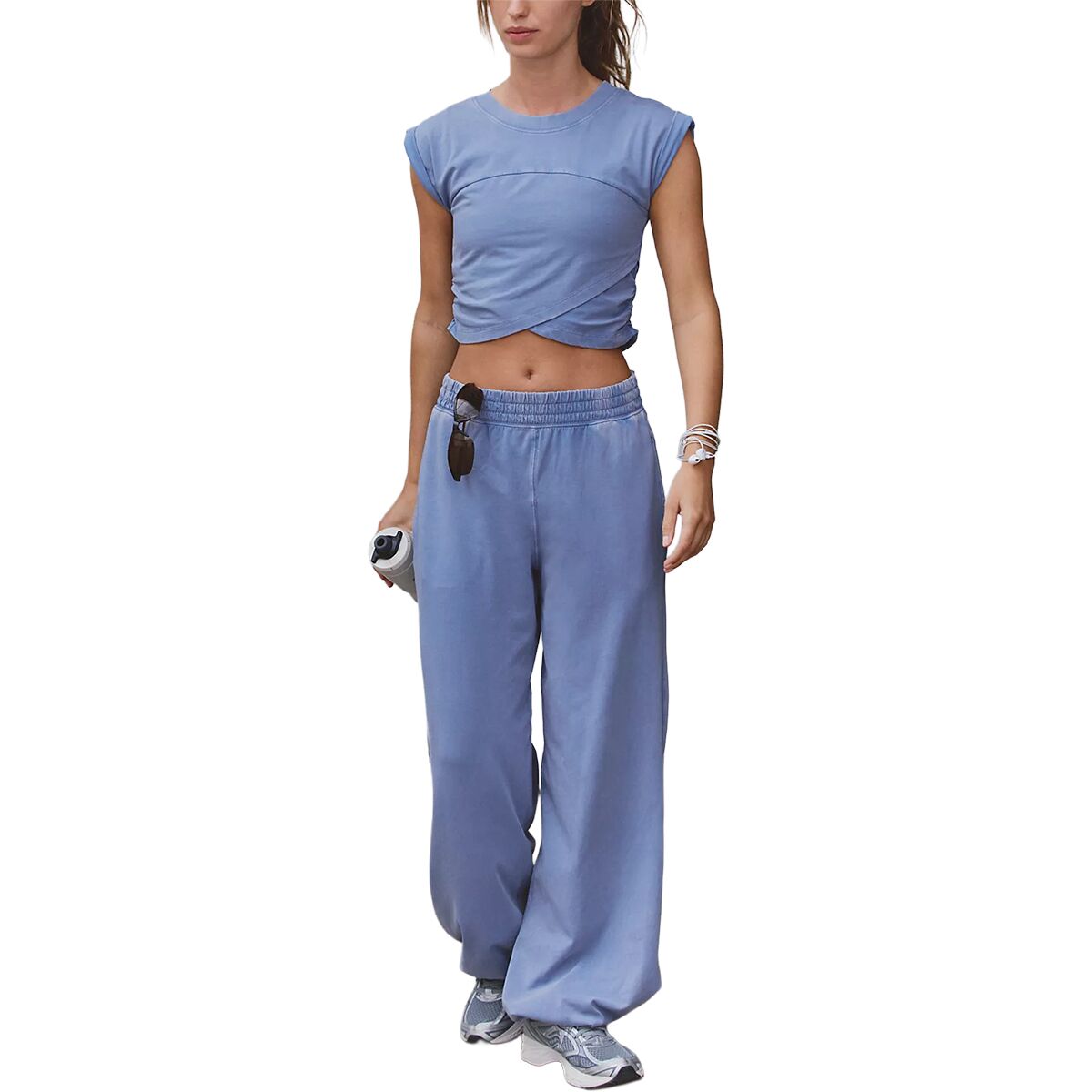 Image of FP Movement Hotshot Crossover Set - Women's Blue Ash, L