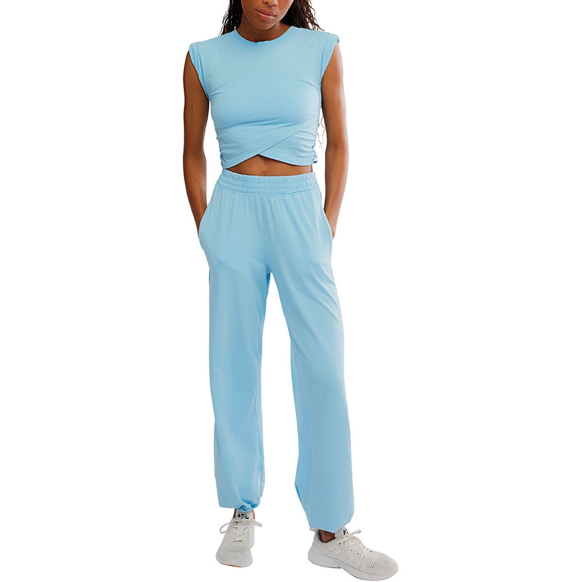 Image of FP Movement Hotshot Crossover Set - Women's Bright Blue, L