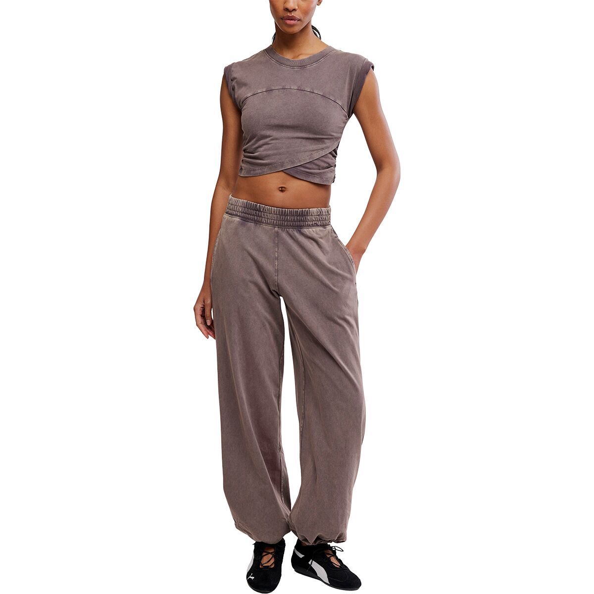 Image of FP Movement Hotshot Crossover Set - Women's Chocolate, L