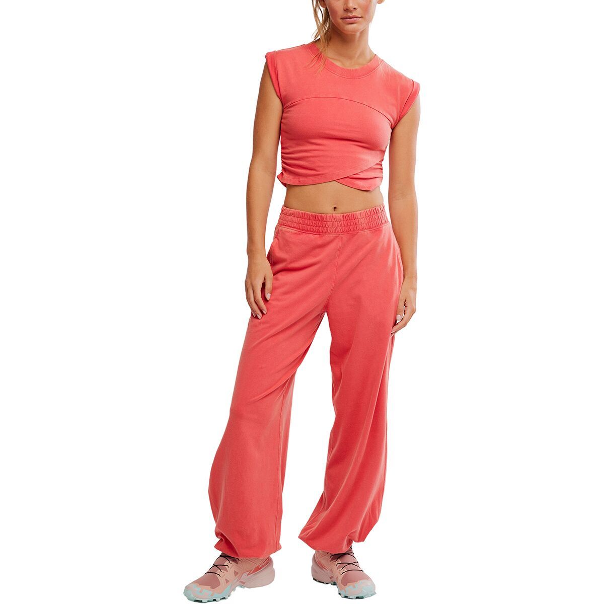 Image of FP Movement Hotshot Crossover Set - Women's Grapefruit, L