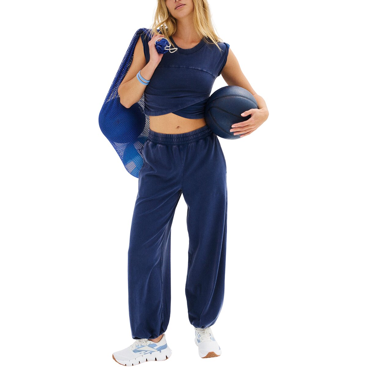 Image of FP Movement Hotshot Crossover Set - Women's Midnight Navy, M