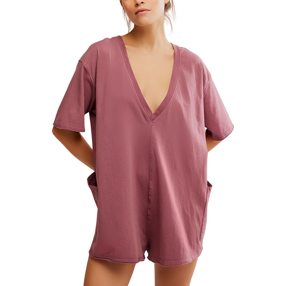 Image of FP Movement Hot Shot T-Shirt Romper Coddy - Women's Clove, S