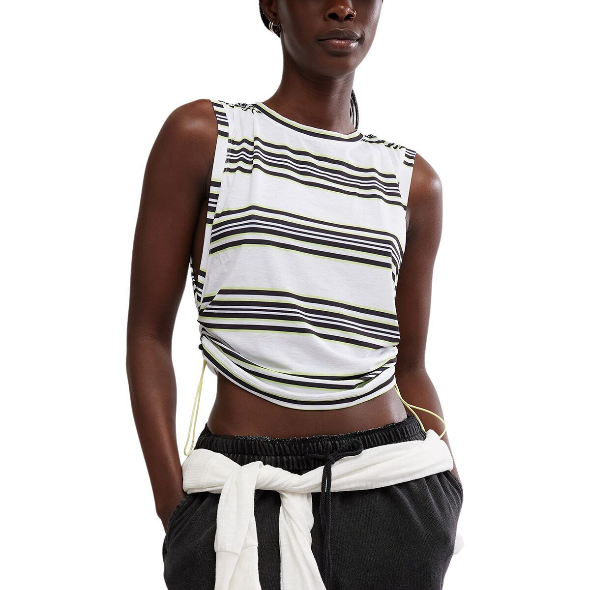 Image of FP Movement Sport Mode Print Muscle Top - Women's Black Combo, S