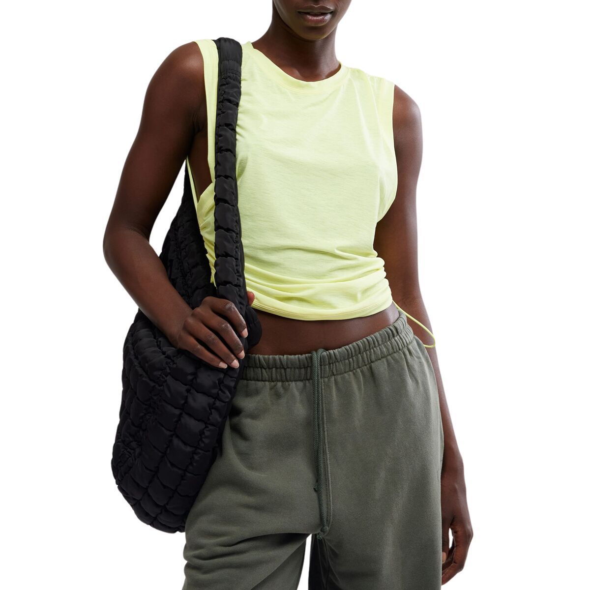 FP Movement Sport Mode Solid Muscle Top - Women's Sour Citrus, M