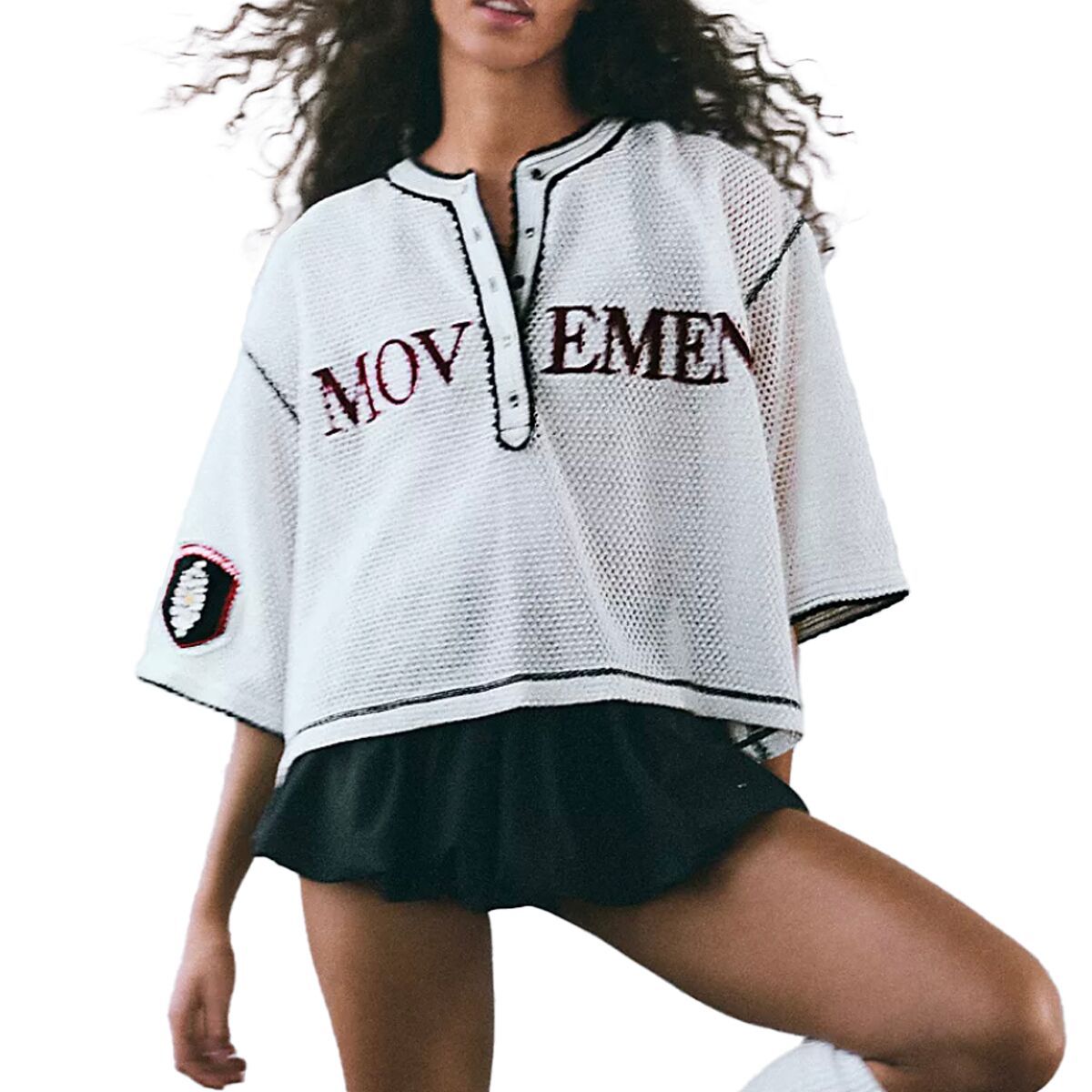 FP Movement Camp Out T-Shirt - Women's Ivory Combo, M