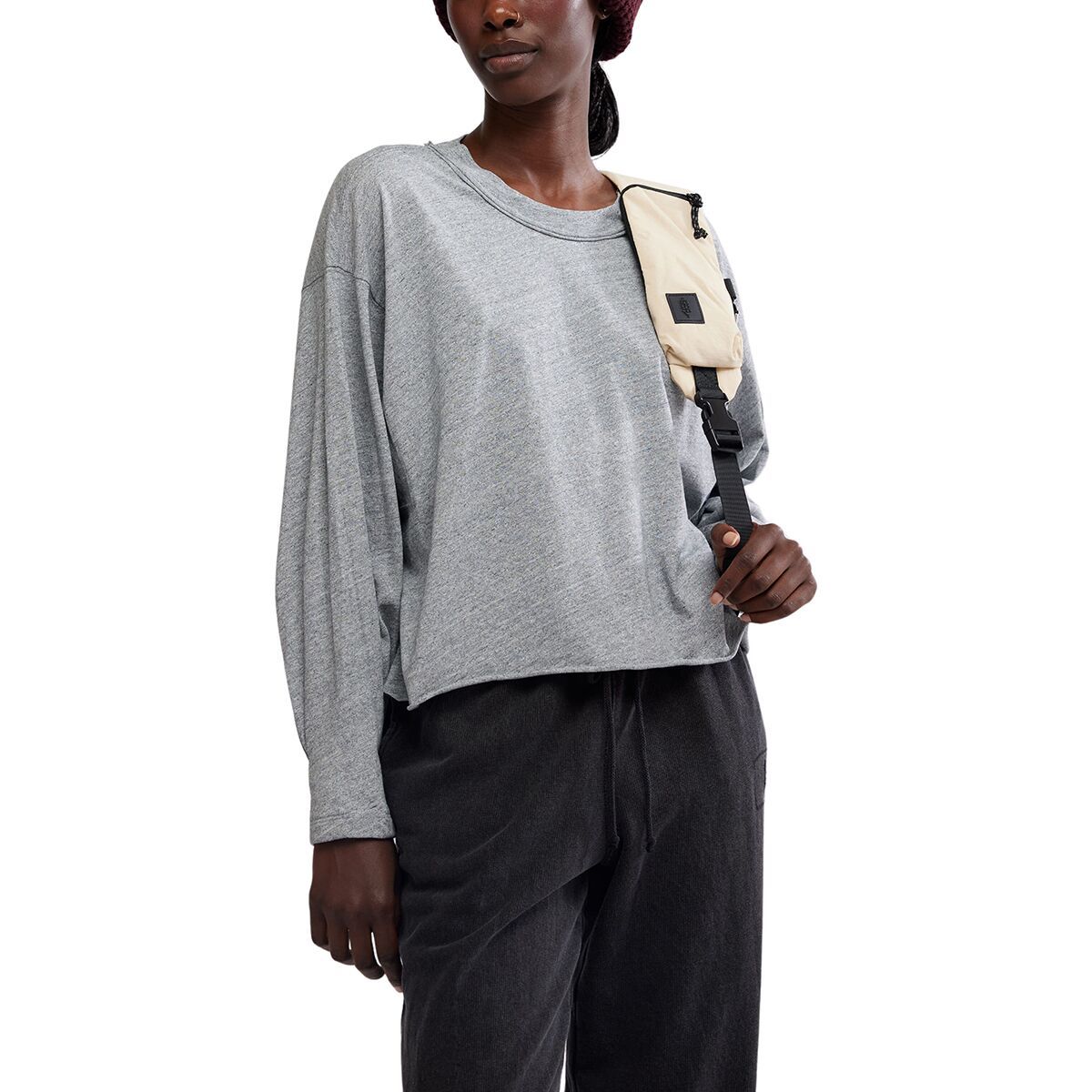 Image of FP Movement Inspire Layer Top - Women's Heather Grey, S