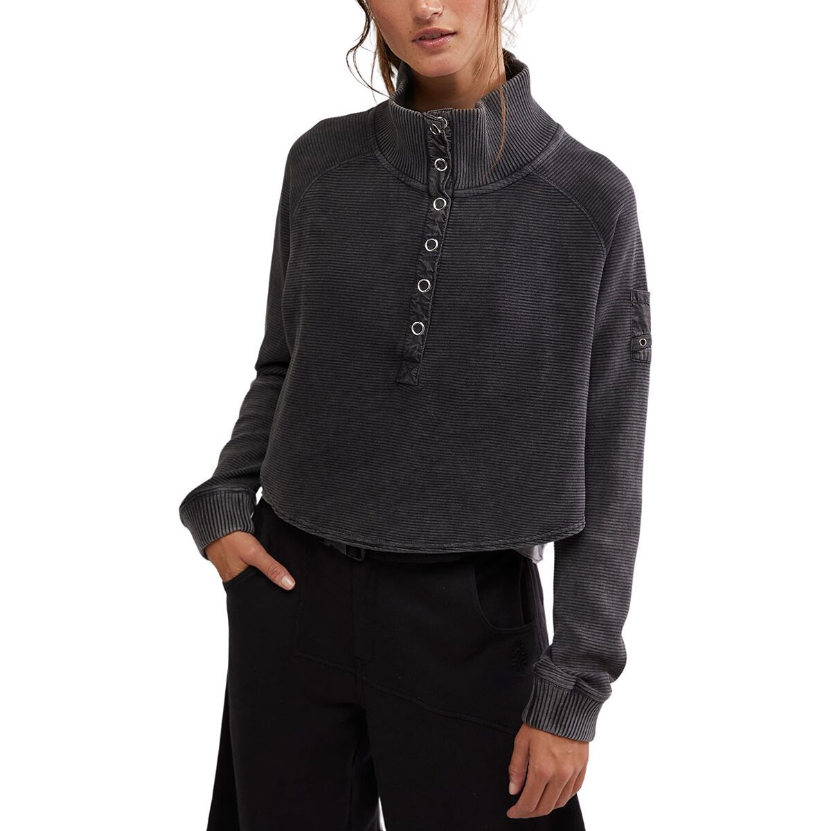 売れ筋商品|||エフピームーブメント カットソー トップス レディース So Fly Henley Layer Coddy Top - Women's Black Women's FP Movement So Fly Henley Layer Coddy | Zappos.com